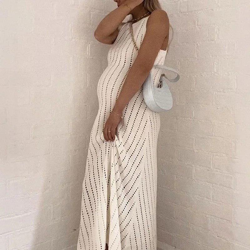 Verano Hollow Knitted Dress