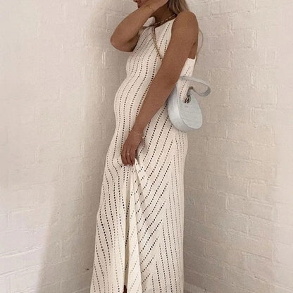 Verano Hollow Knitted Dress
