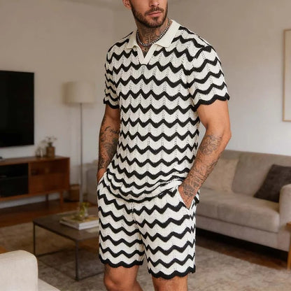 Verano Knitted Polo Set