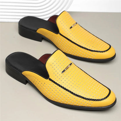 Verano Leather Slides