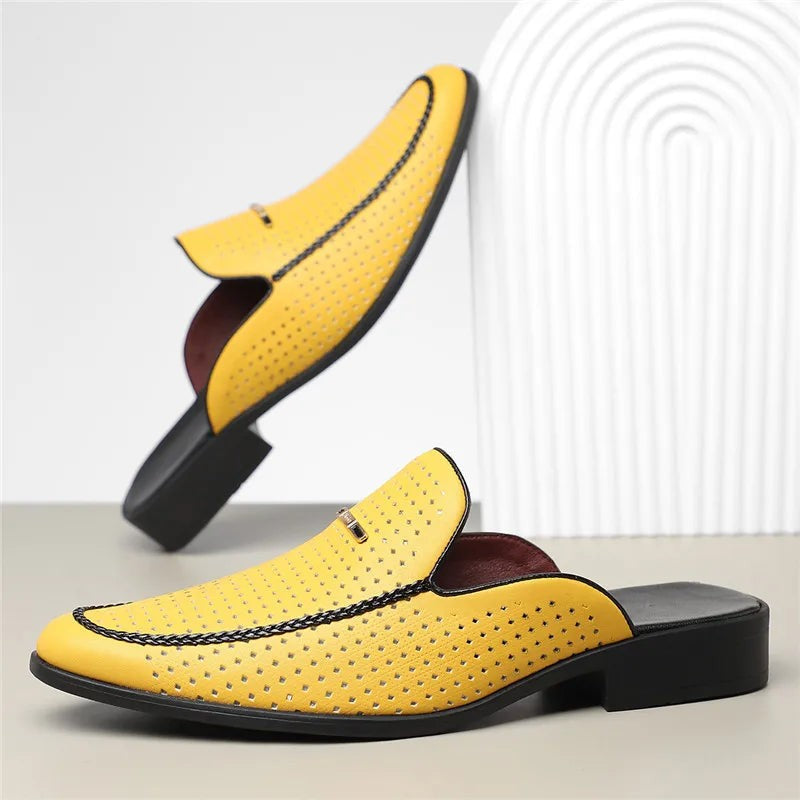 Verano Leather Slides