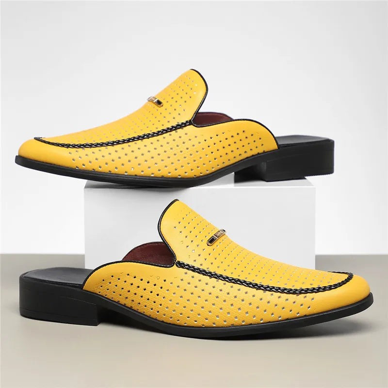 Verano Leather Slides