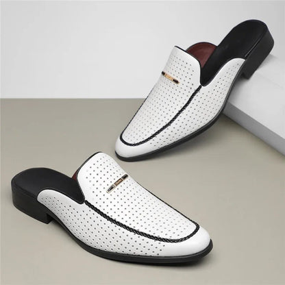 Verano Leather Slides