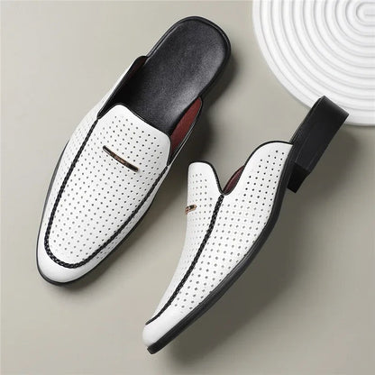 Verano Leather Slides