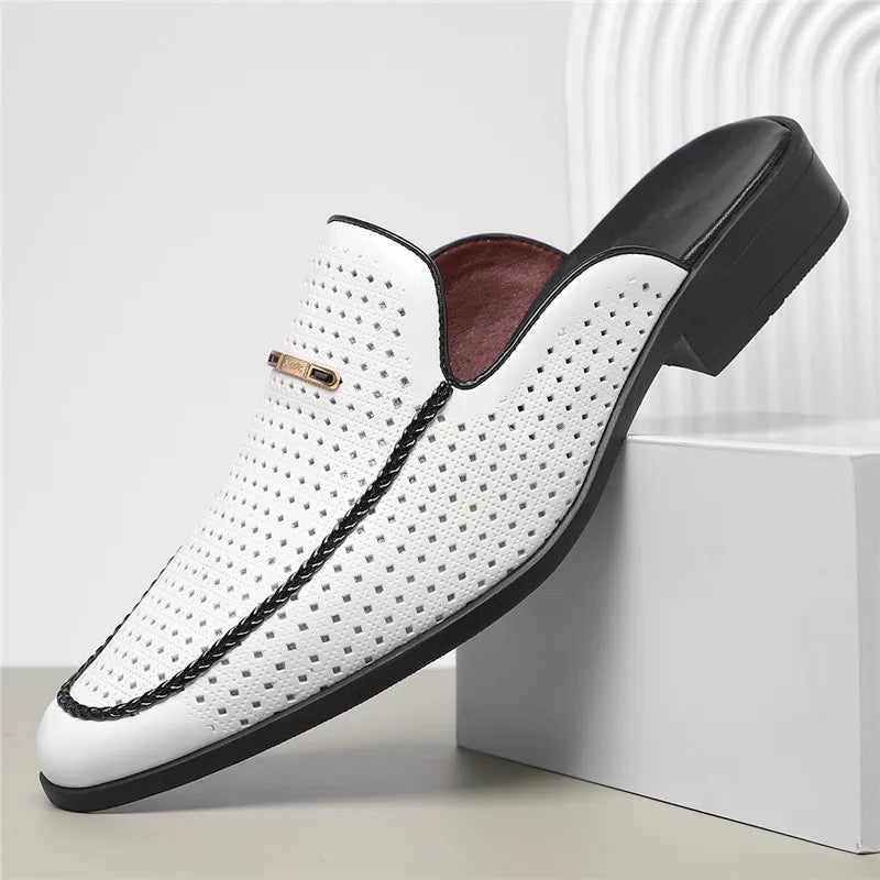 Verano Leather Slides - Ivory