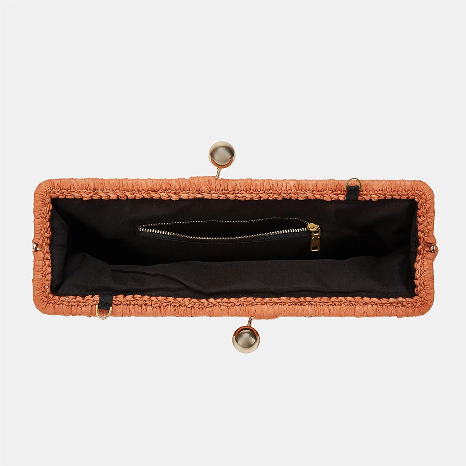 Verden Straw Shell Clutch