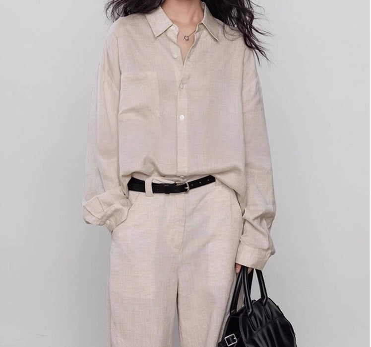 Verden Tencel Linen Shirt - Flax