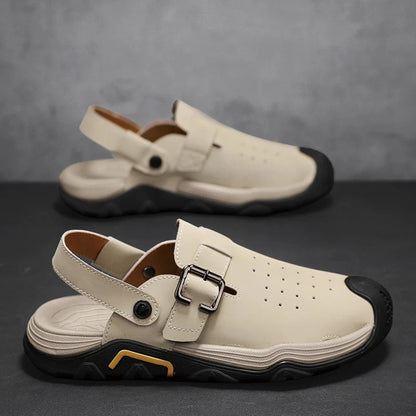 Verdon Leather Men's Sandals - Sandstone