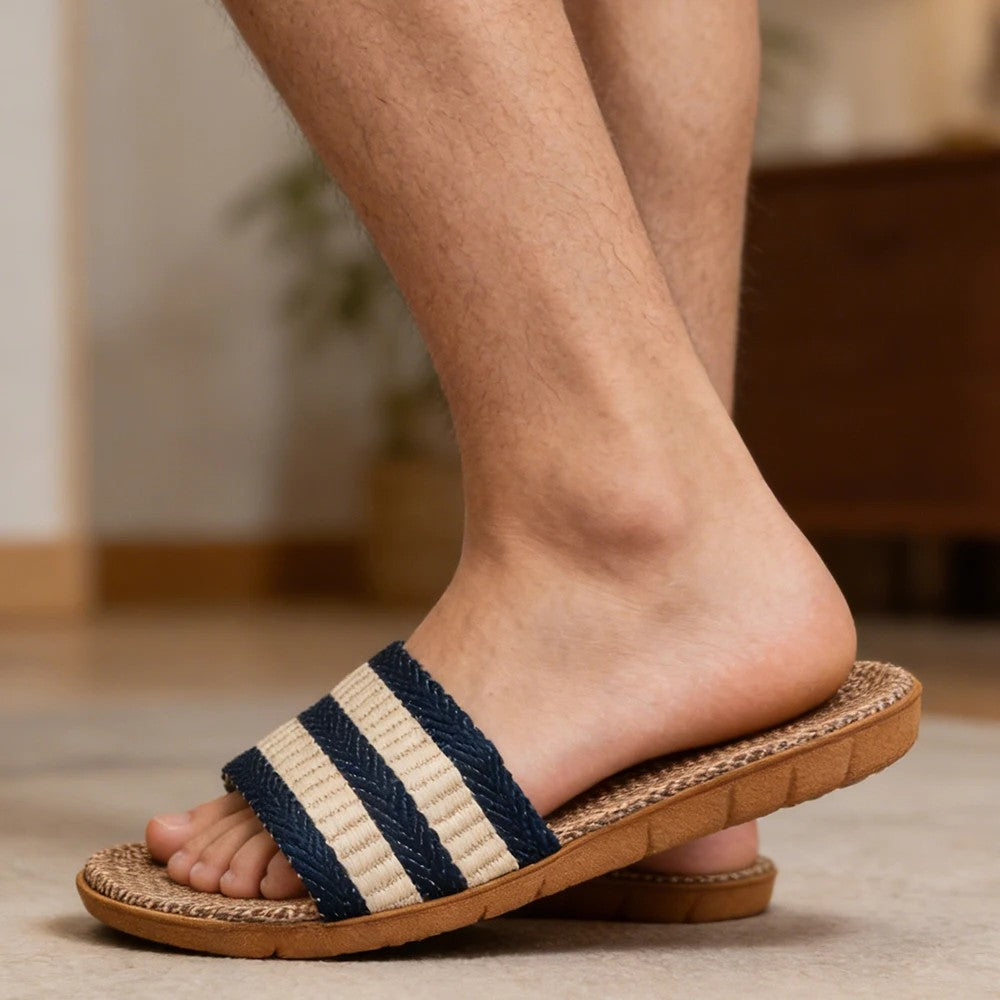 Verdon Linen Slippers