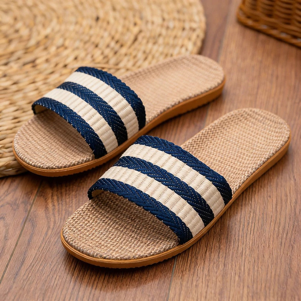 Verdon Linen Slippers