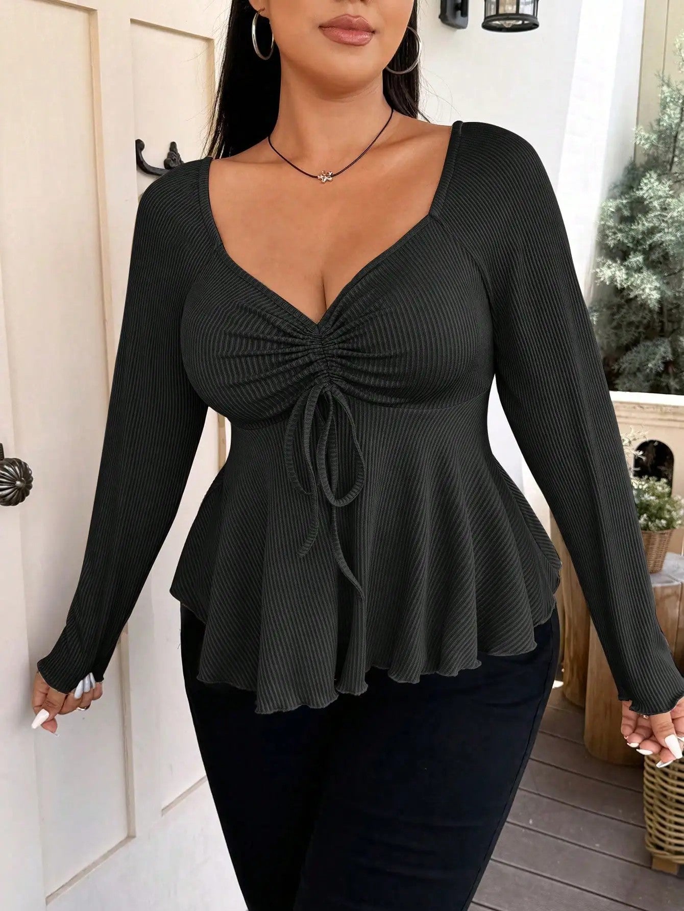 Verdon Warm Plus Tee - Black