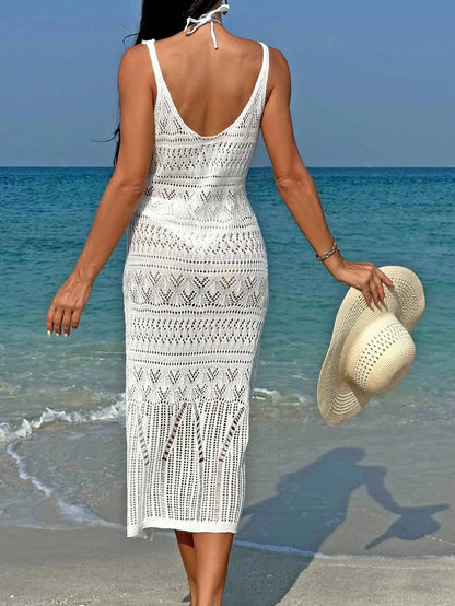 Veria Crochet Maxi Dress