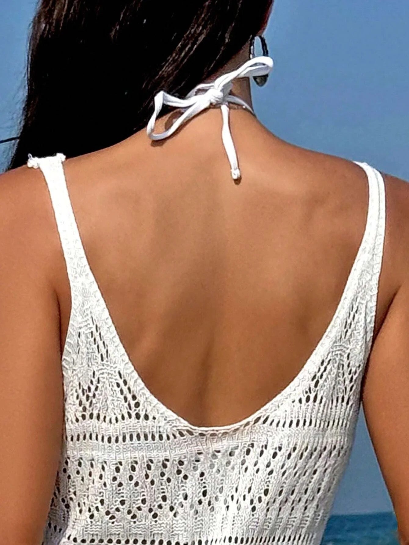 Veria Crochet Maxi Dress