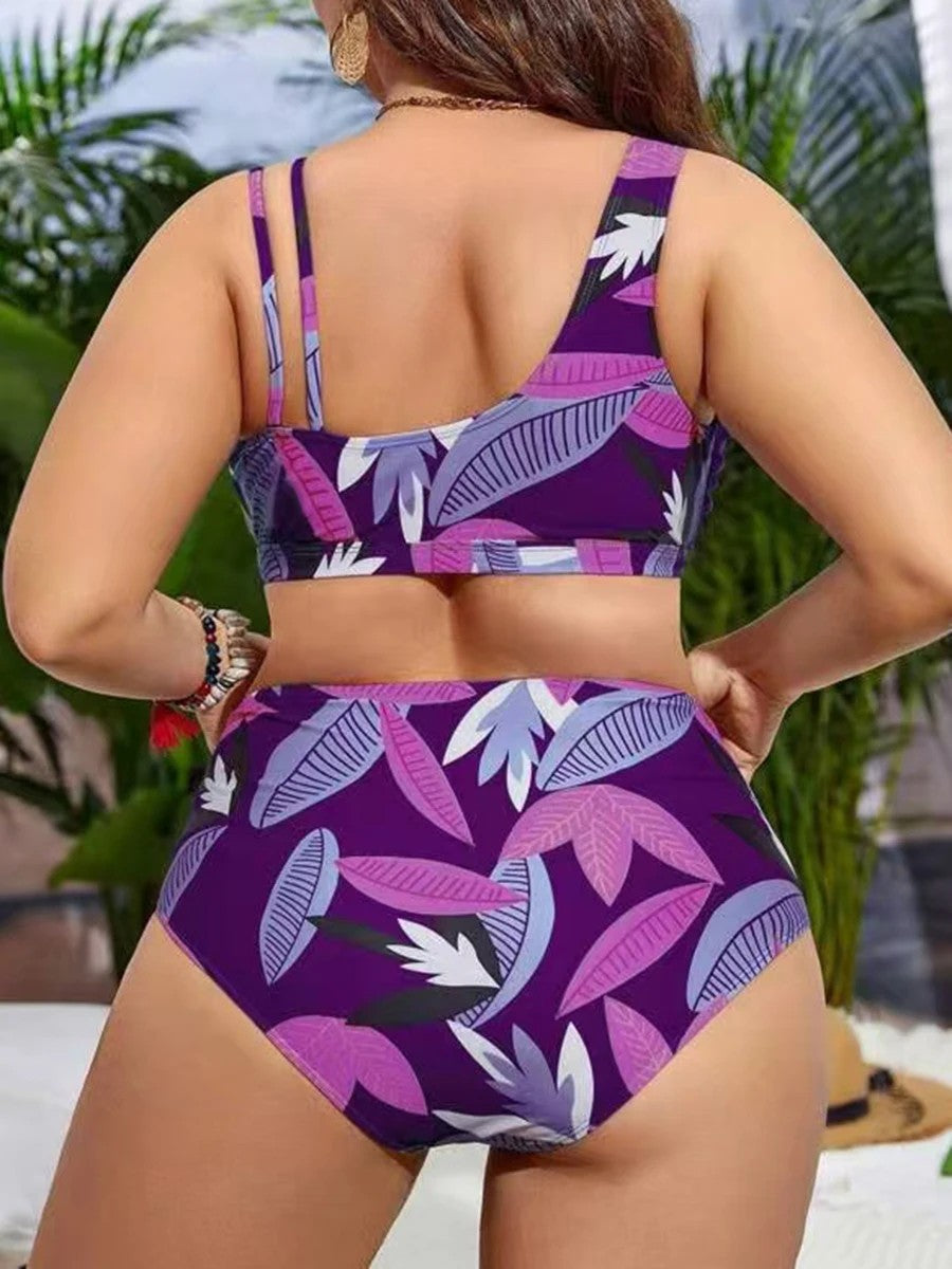 Veria Printed High-Waist Bikini