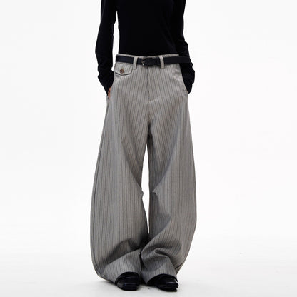 Verona Striped Draped Trousers