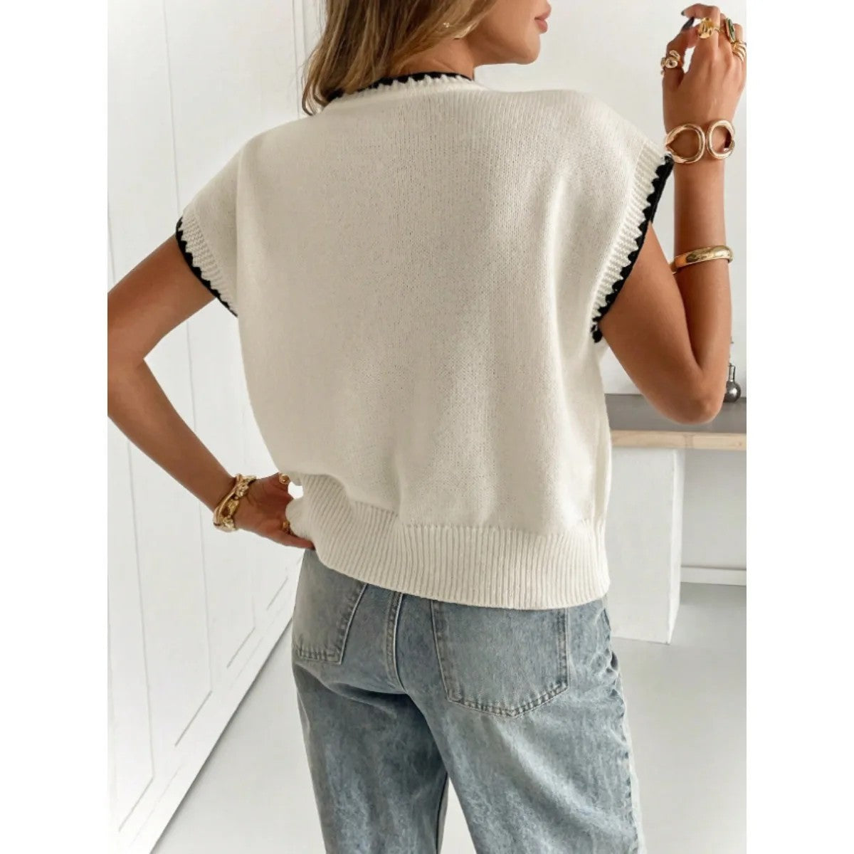 Verona Colorblock Knit Top