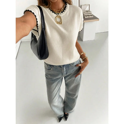 Verona Colorblock Knit Top