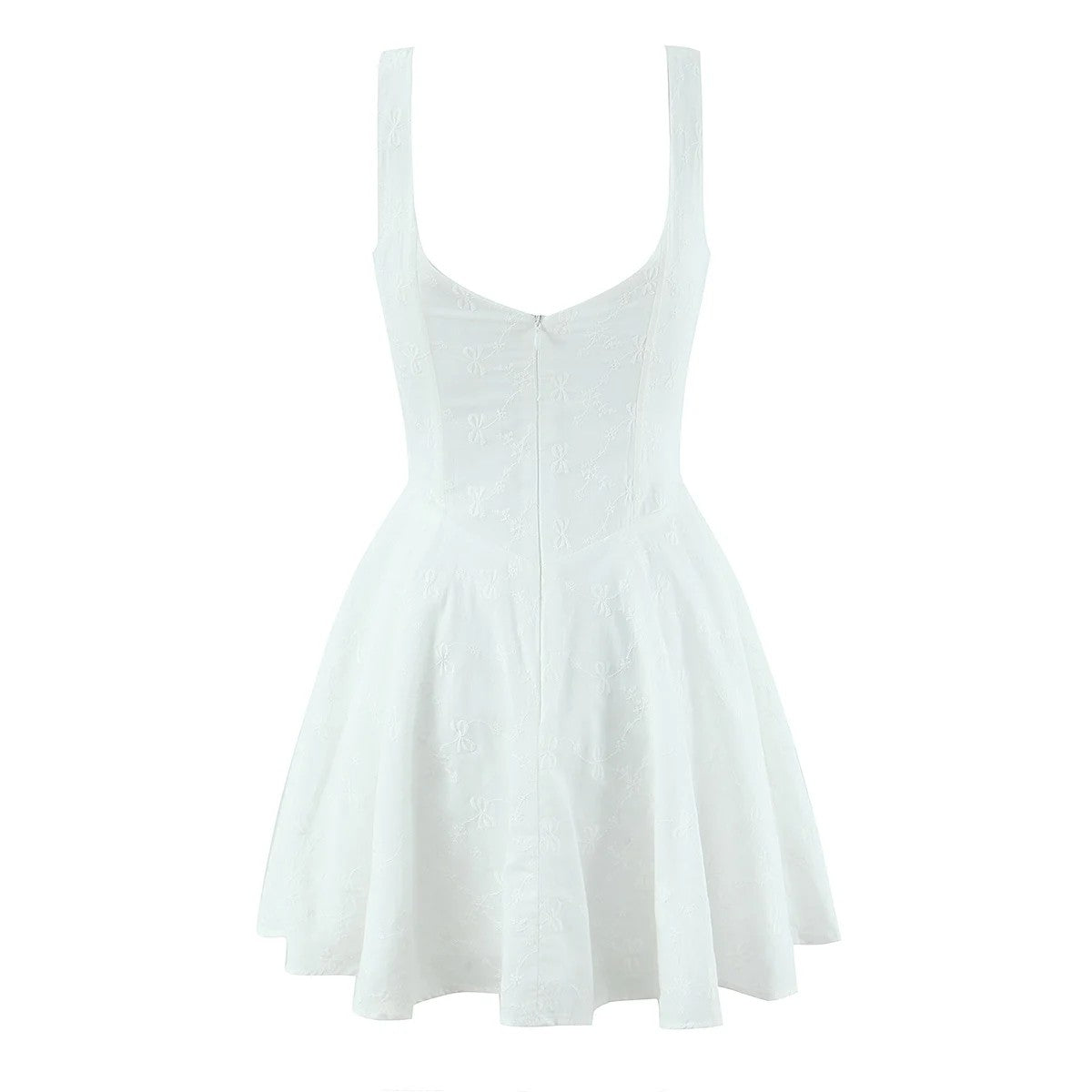 Verona Embroidered Mini Dress