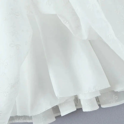 Verona Embroidered Mini Dress