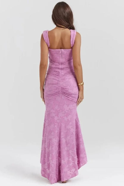 Verona Jacquard Corset Gown