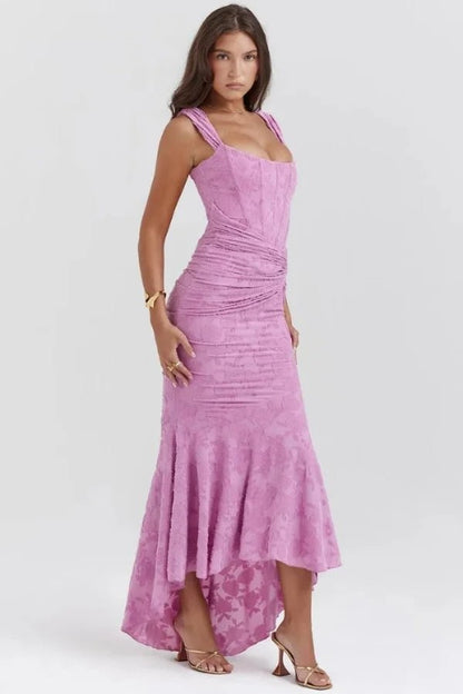 Verona Jacquard Corset Gown