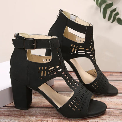 Verona Lace-Up Heeled Sandals