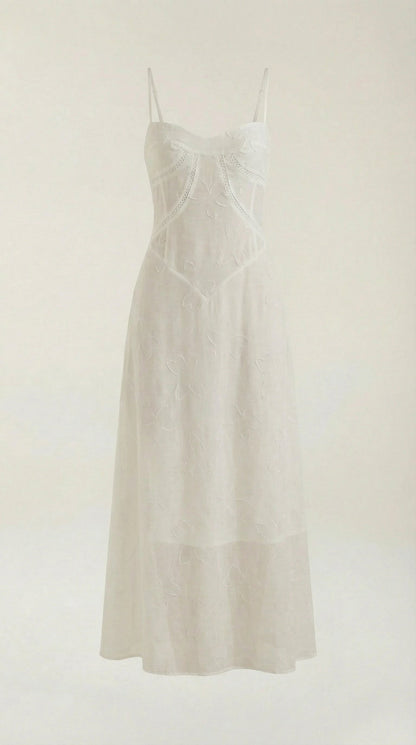 Verona Lace Jacquard Maxi Dress
