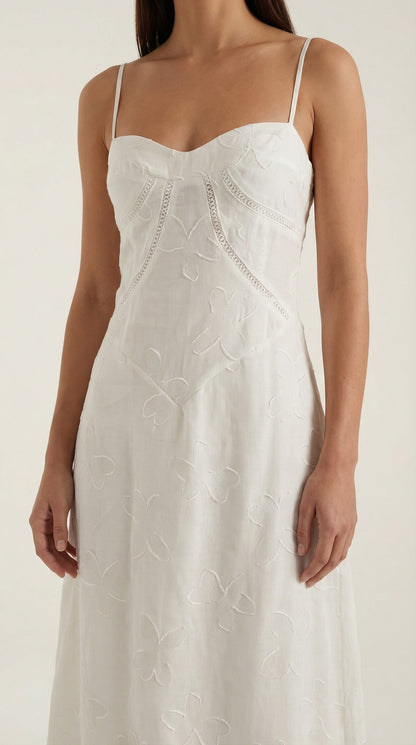 Verona Lace Jacquard Maxi Dress
