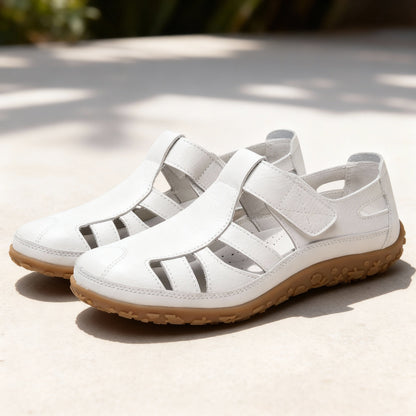 Verona Leather Slip-On Shoes - White