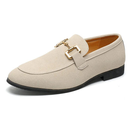 Verona Leather Slip-On Loafers - Cognac