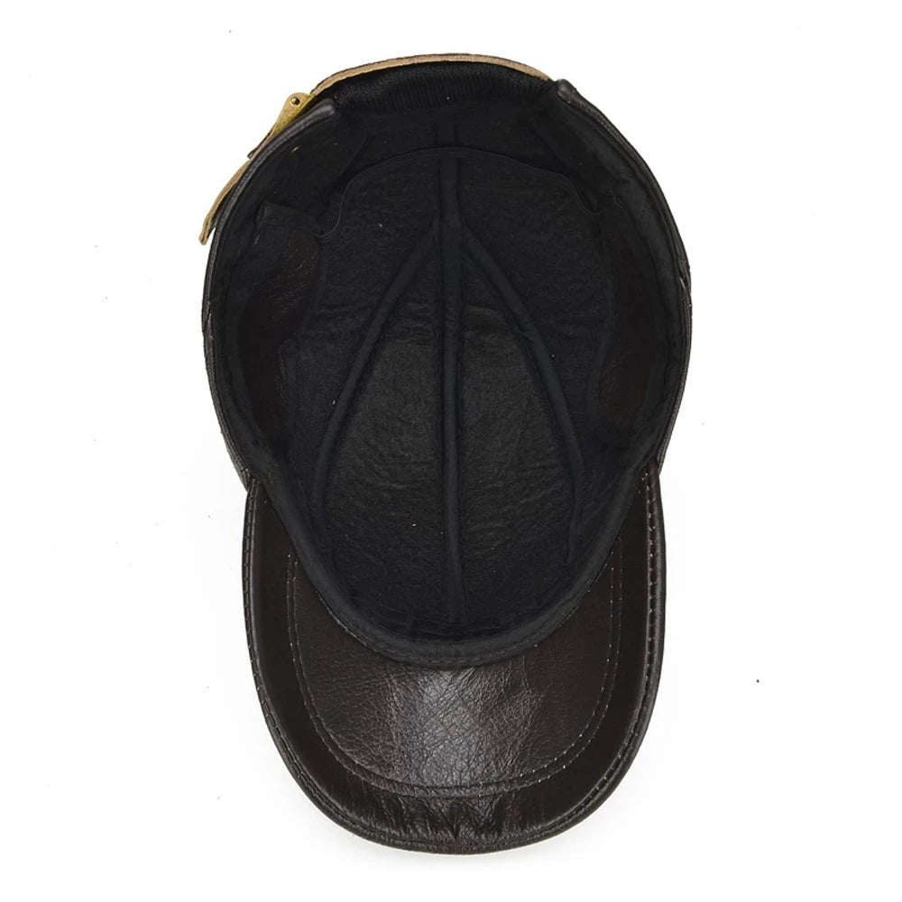 Verona Leather Cap