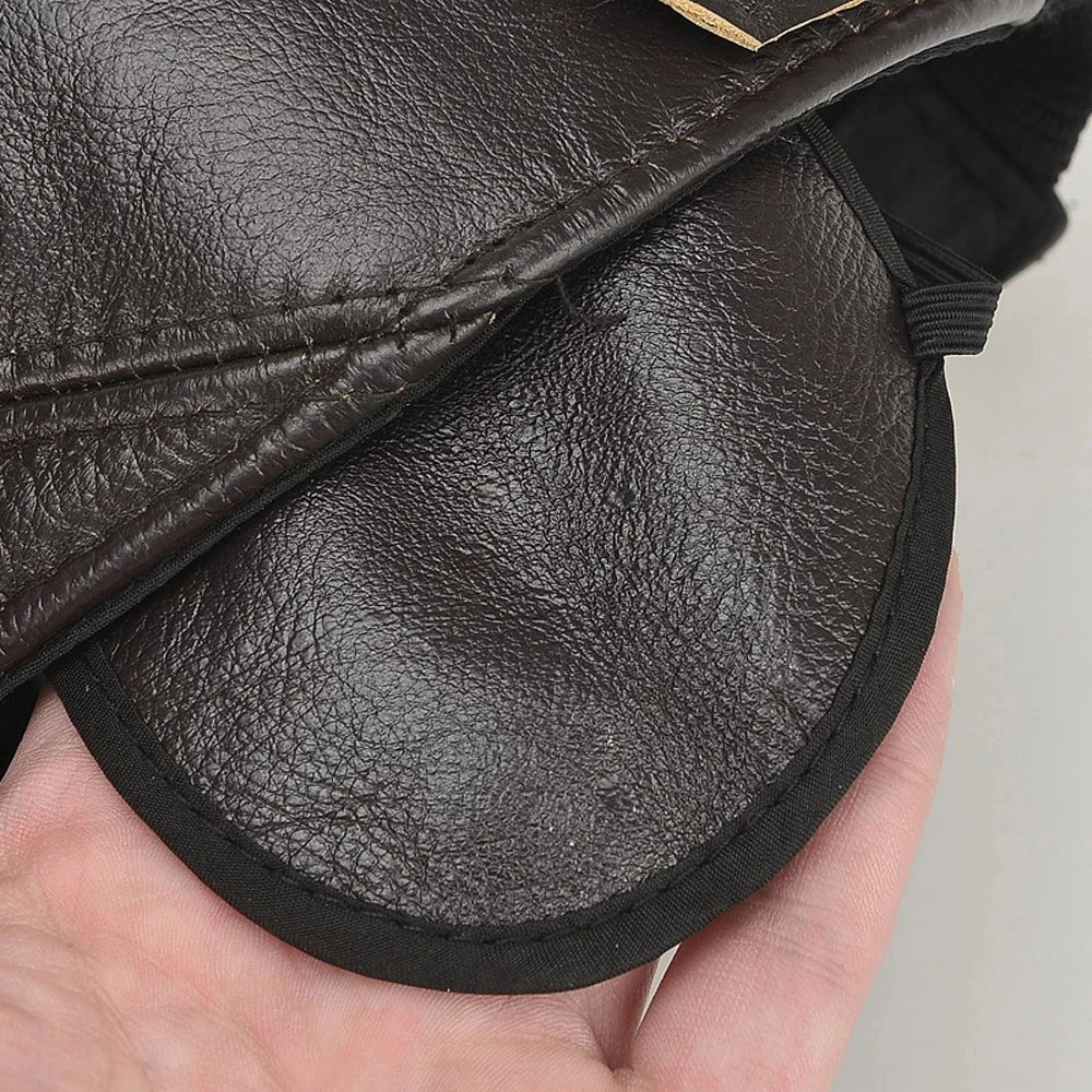 Verona Leather Cap