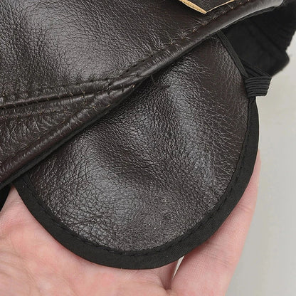 Verona Leather Cap