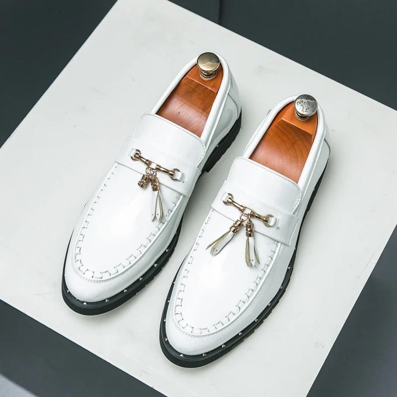 Verona Leather Loafers - Ivory