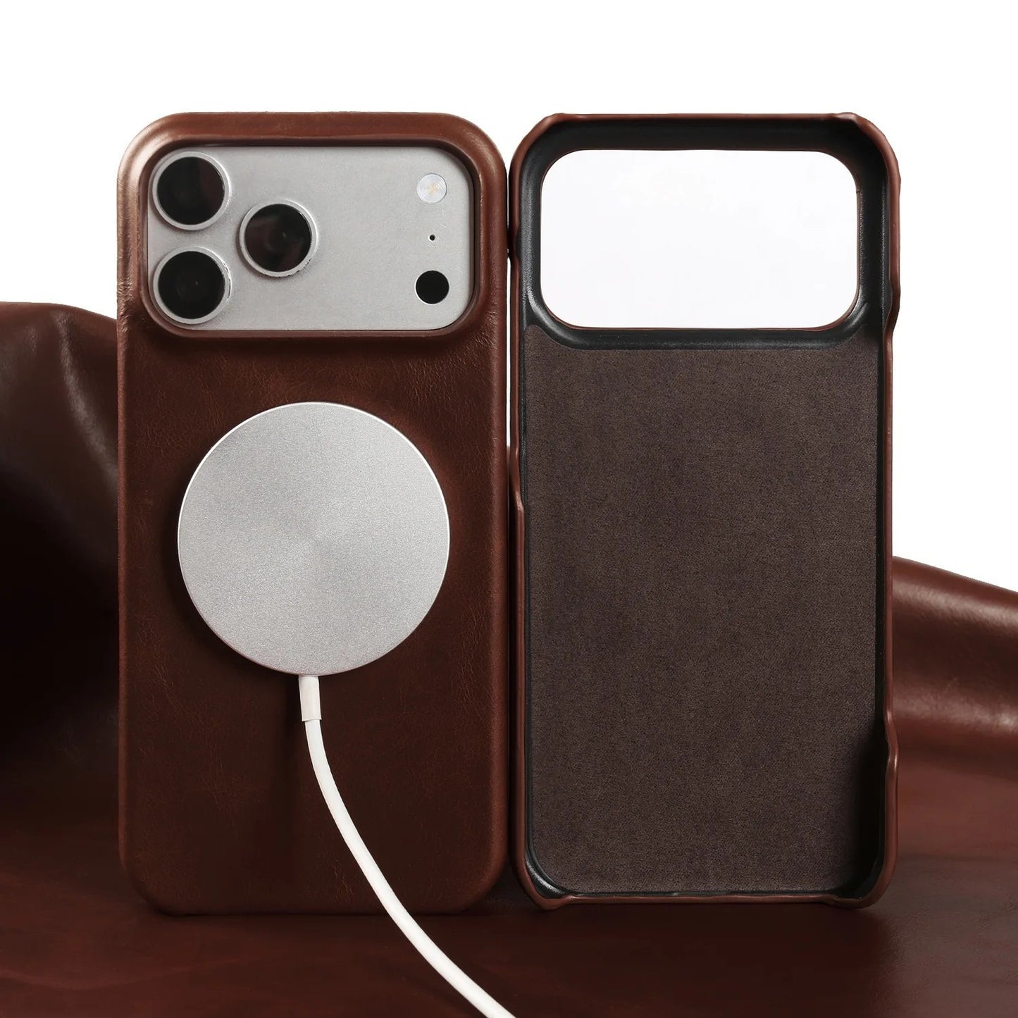 Verona Magnetic Genuine Leather Case
