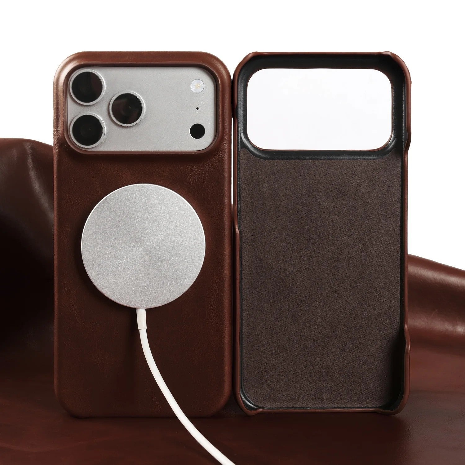 Verona Magnetic Genuine Leather Case