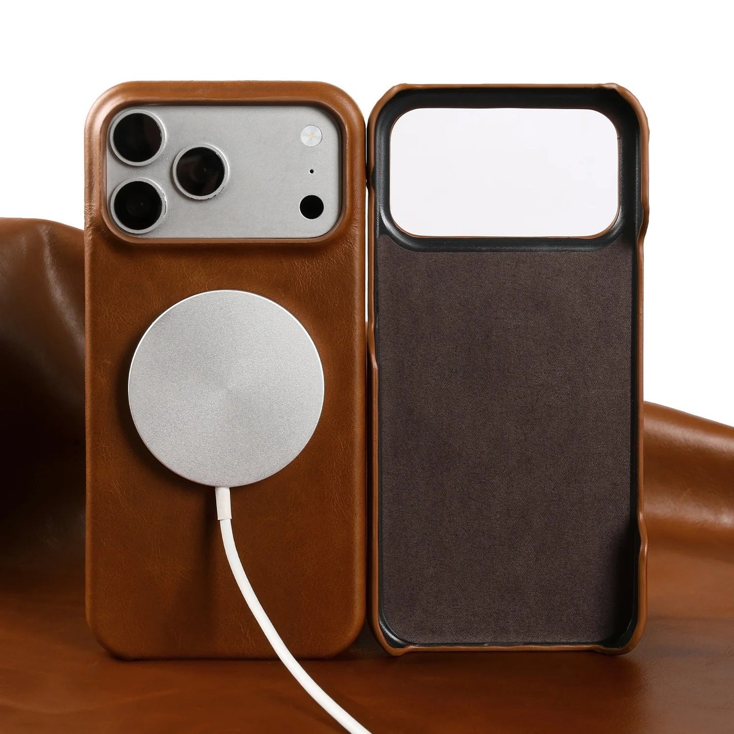 Verona Magnetic Genuine Leather Case