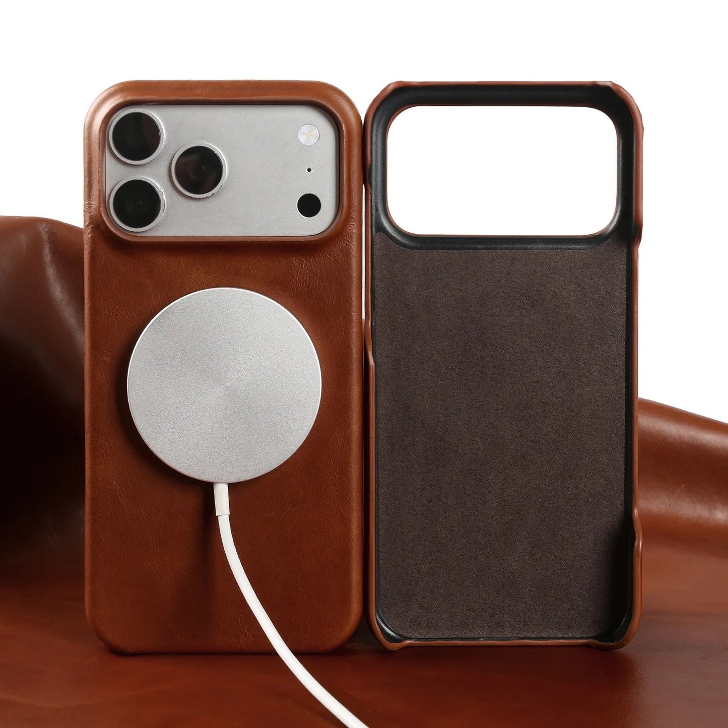 Verona Magnetic Genuine Leather Case