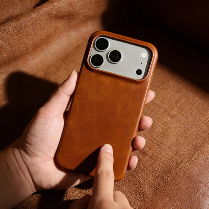 Verona Magnetic Genuine Leather Case