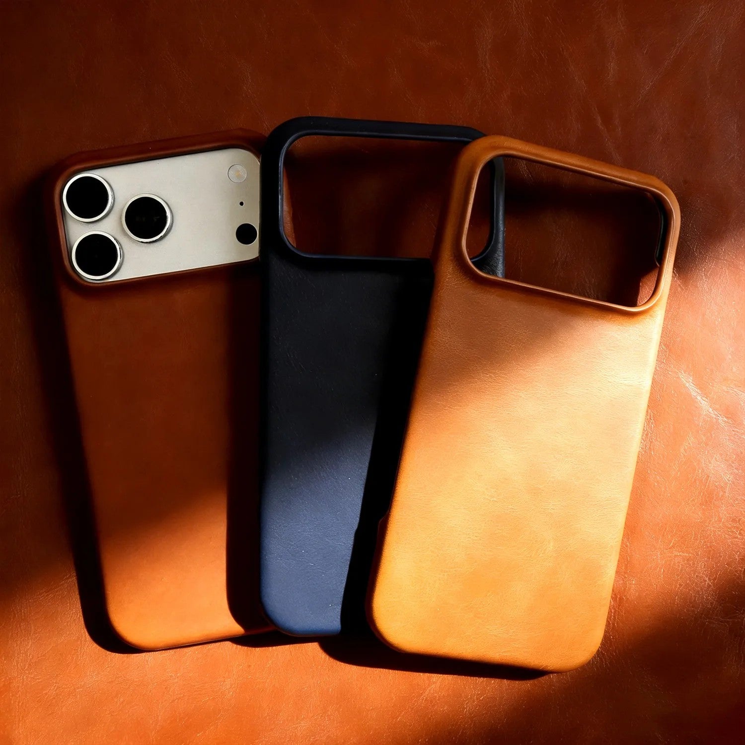 Verona Magnetic Genuine Leather Case