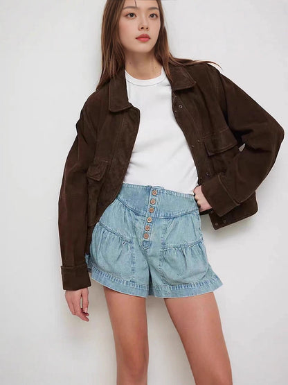 Verzasca Slim Denim Shorts
