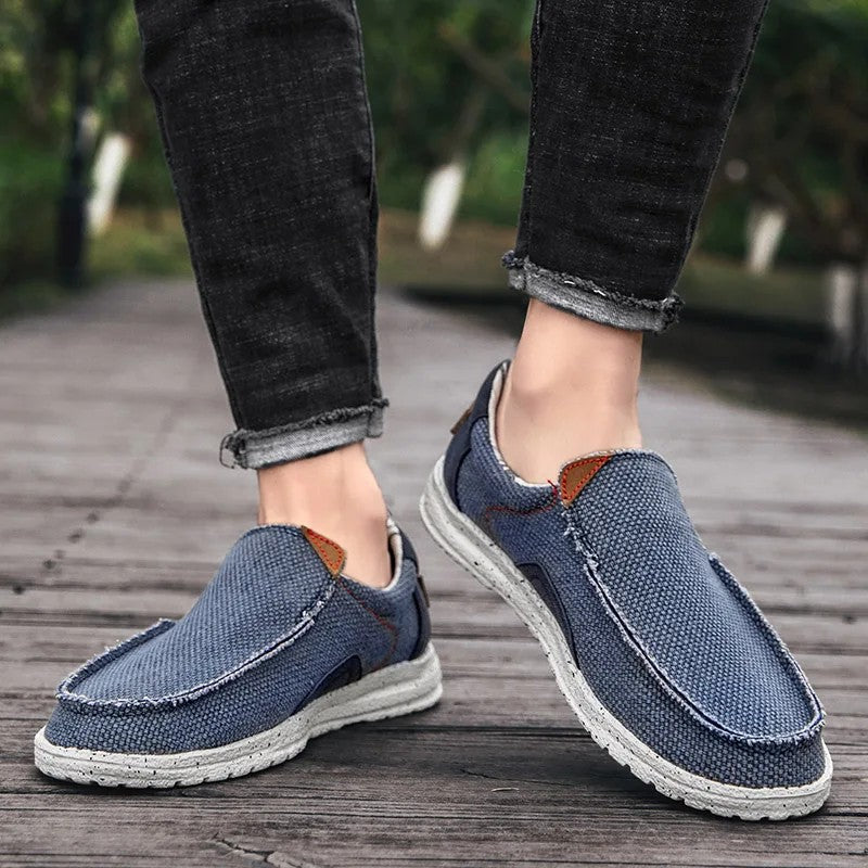 Vista Canvas Slip-On Loafers