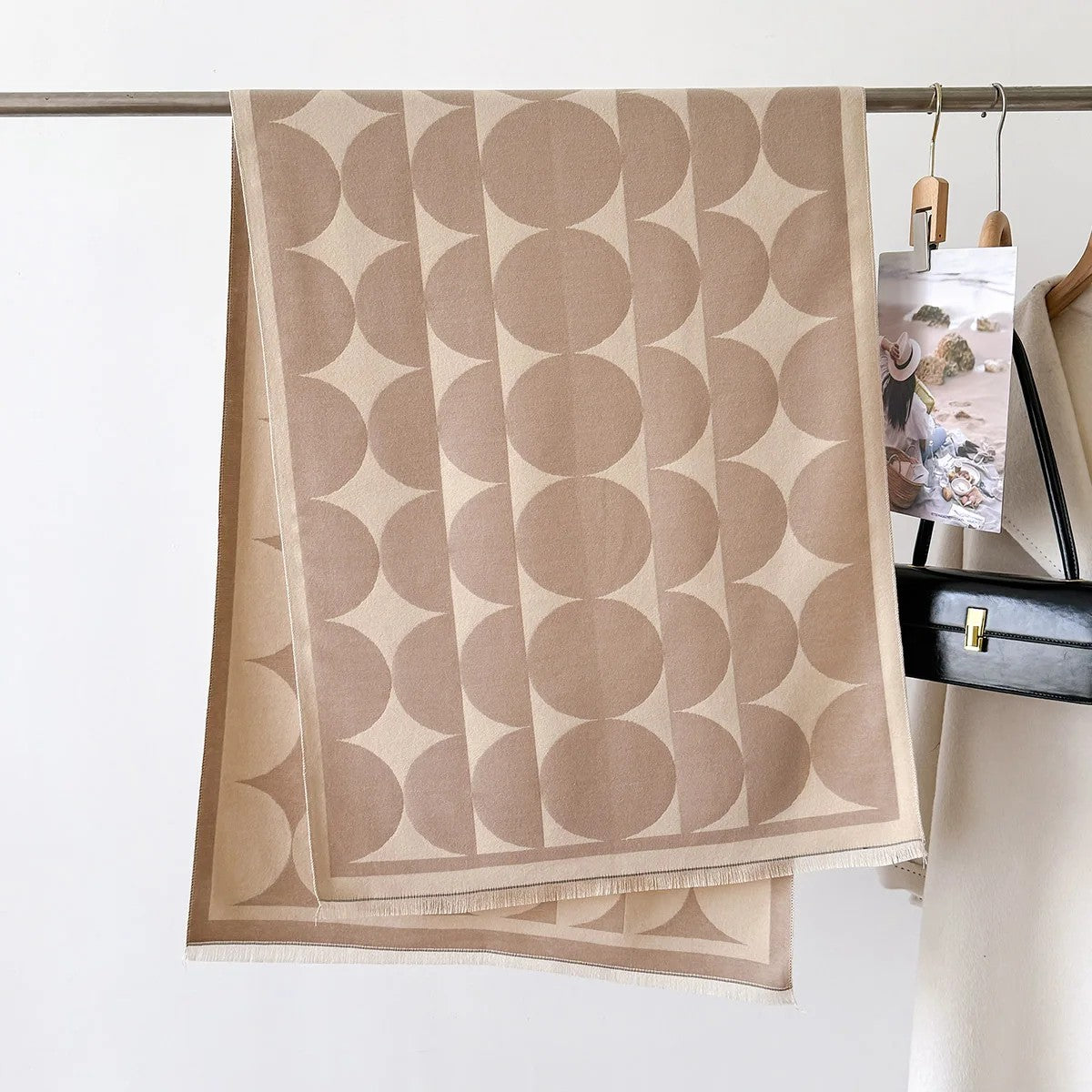 Viale Geometric Cashmere Wrap