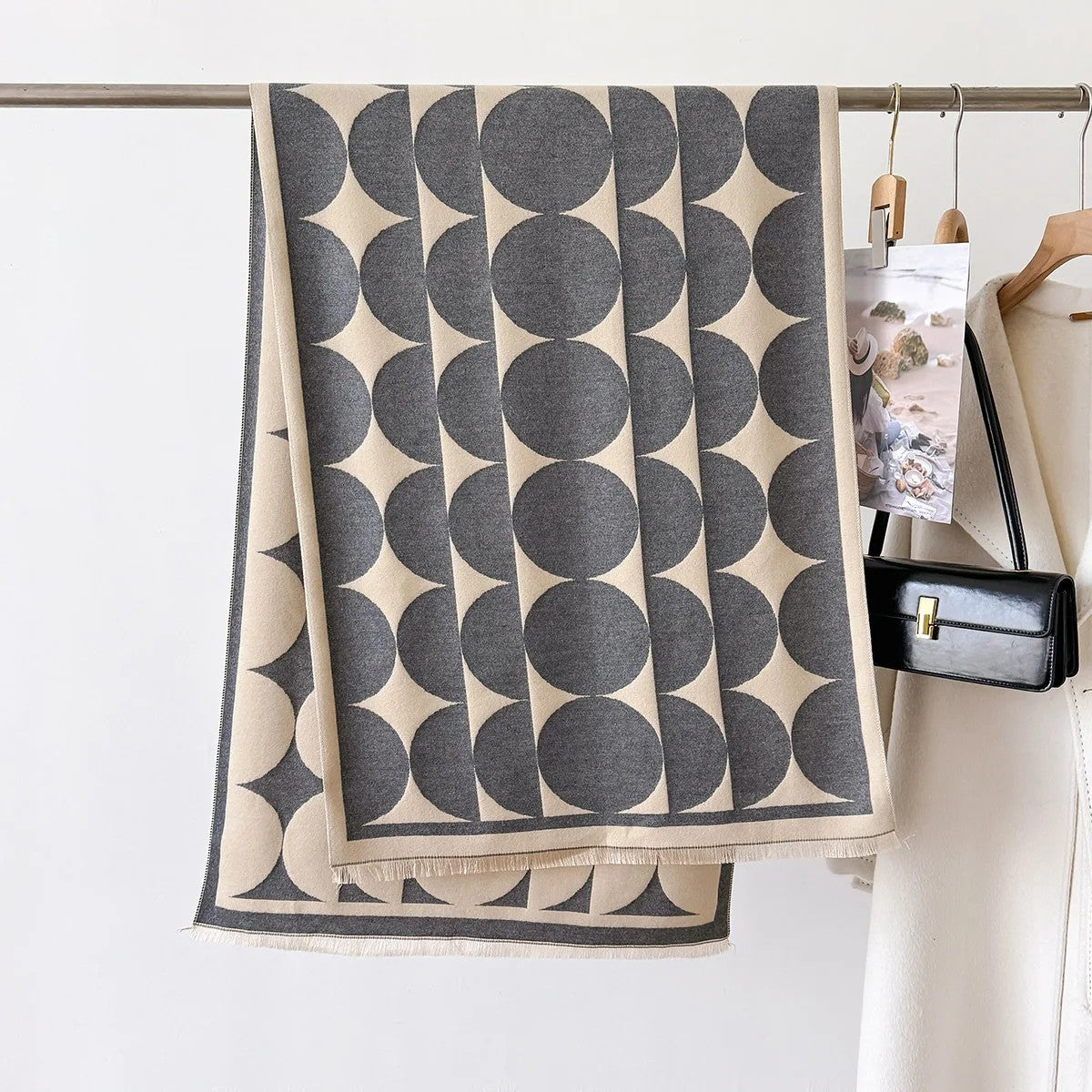 Viale Geometric Cashmere Wrap