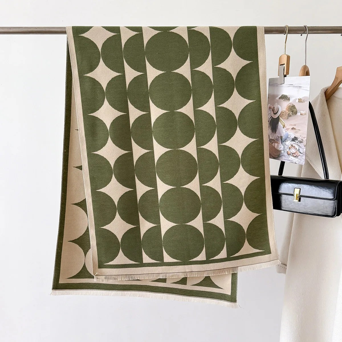 Viale Geometric Cashmere Wrap