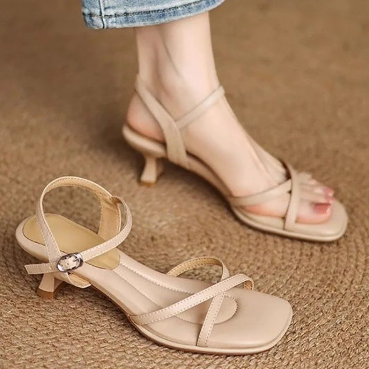 Vicenza Leather Kitten Heels