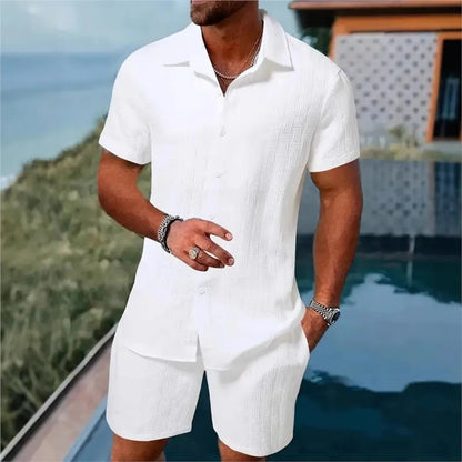 Vigo Cotton Linen Shirt Set