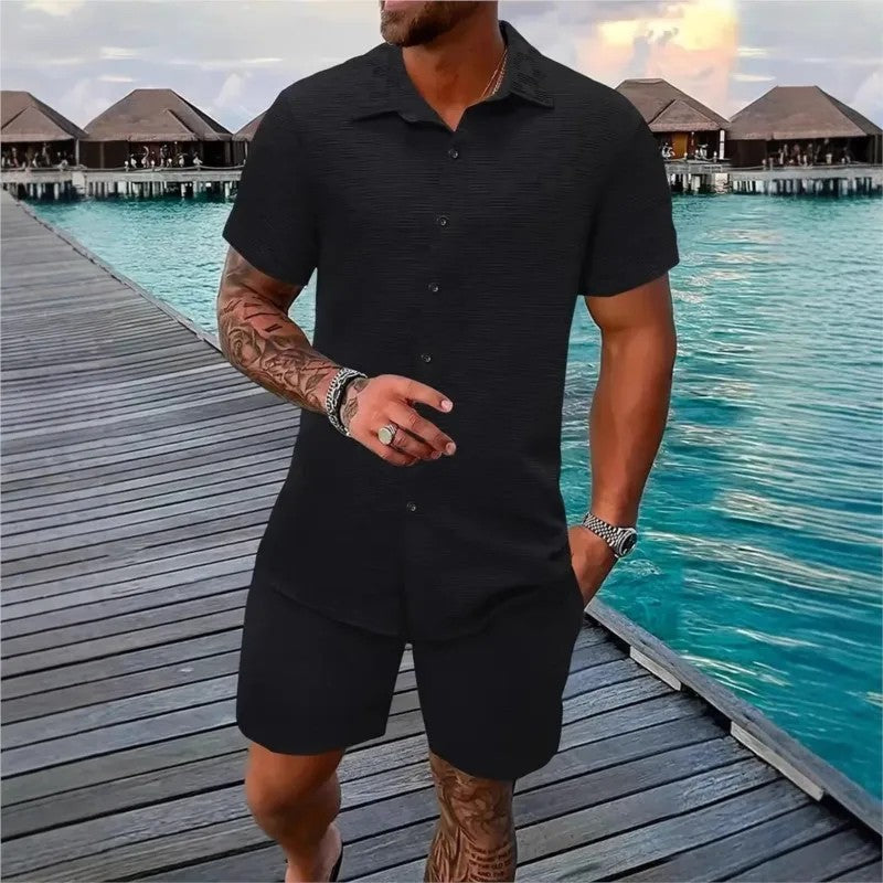 Vigo Cotton Linen Shirt Set
