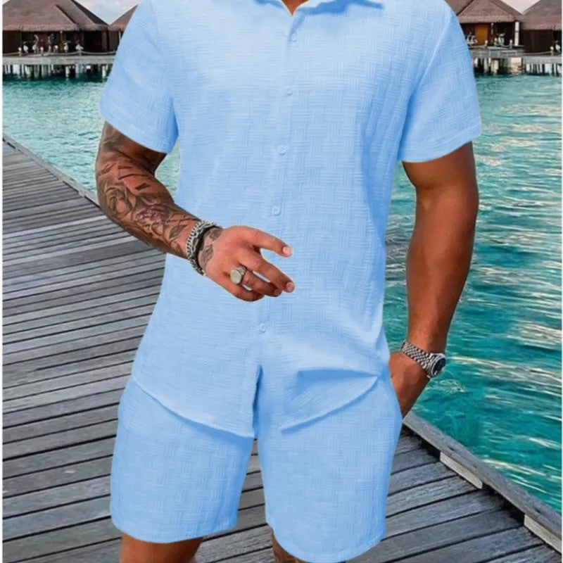 Vigo Cotton Linen Shirt Set