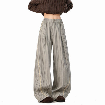 Vitoria Striped Wide-Leg Trousers